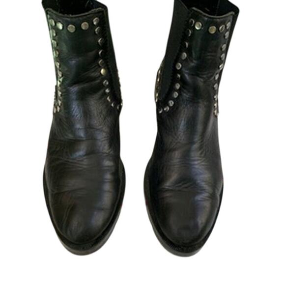 Women's Dolce Vita Peton Studded Leather Chelsea Booties Size 8.5 - Picture 2 of 7